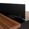 Mesa Estação de Trabalho Dupla com Painel Divisor Espresso Móveis - 6