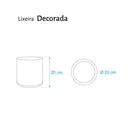 Ver imagem 5 de Assento Sanitário Para Ravena Deca E Lixeira Decorados Creme