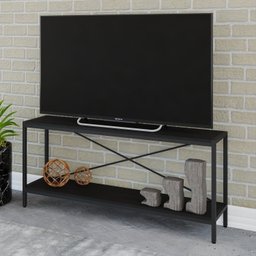 Estante para TV até 50 Polegadas 1 Nicho Aéreo 1 Estante Estilo Industrial Active Yescasa - 7