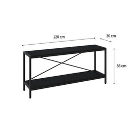 Estante para TV até 50 Polegadas 1 Nicho Aéreo 1 Estante Estilo Industrial Active Yescasa - 5