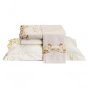 Ver imagem 4 de Jogo de Cama Emozione Casal King Size 4 Peças Percal 200 Fios 100% Algodão Bordado - Marfim