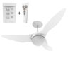 Ventilador de Teto Aliseu Terral Plus com Controle Remoto e Parede 127v - Branco - 8