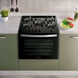 Fogão de Embutir U Top 5 Bocas com Mesa de Vidro Atlas - 2 Fogão de Embutir U Top 5 Bocas com Mesa de Vidro Atlas - 2