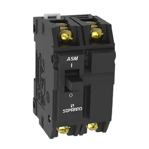 Disjuntor Nema Preto Bipolar 50a Soprano Unico
