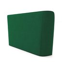 Ver mais imagens de Cabeceira Design para Cama Casal Torres Pés em Madeira Veludo Verde G91 - Gran Belo