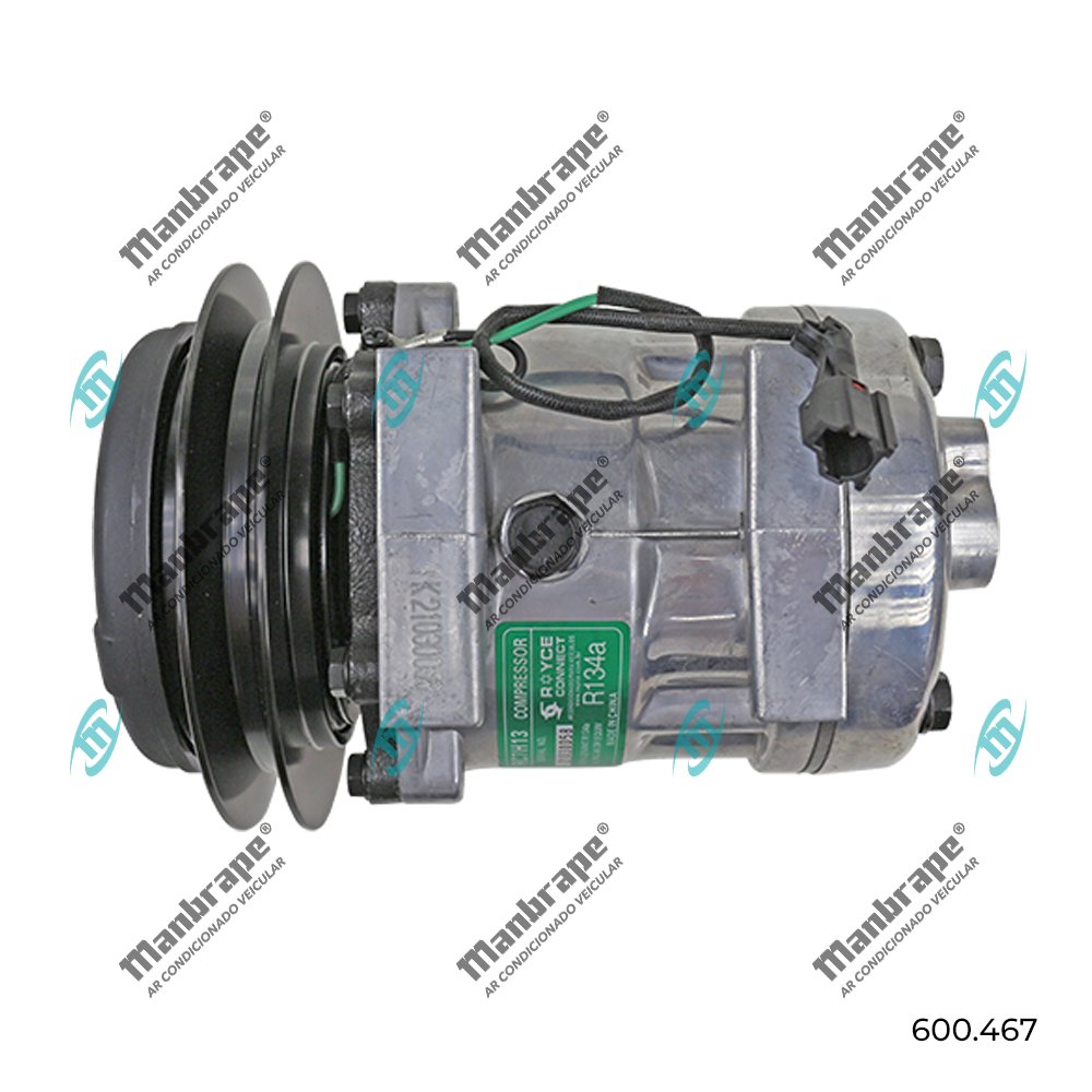 Compressor 7h13 8925 Máquina Escavadeira 350 Polia 1b 146mm - 4