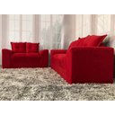Ver imagem 2 de Sofá 2 e 3 Lugares Vermelho 608 Porto