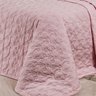 Colcha Queen Size Rosa 200 Fios 100% Algodão 3 Peças 2,60m X 2,40m - 2