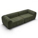 Ver imagem 1 de Sofá Compactado Puffer 3 Lugares Cazedis