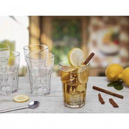 Jogo de 6 Copos de Suco e Água Bristol Vidro - Nadir - 6