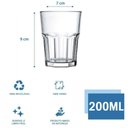 Ver imagem 3 de Jogo de 6 Copos de Suco e Água Bristol Vidro - Nadir