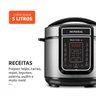 Panela de Pressão Elétrica Digital 5l 900w 220v Pe-38 Mondial - 4