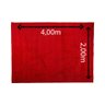 Tapete para Quarto ,sala ,escritório 2,00 X 4,00 Pelo Macio.:vermelho - 3