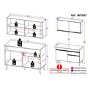 Ver imagem 5 de Armário de Cozinha Compacta 2 peças MP3687.964 Veneza Branco