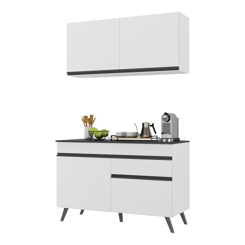 Armário de Cozinha Compacta 2 peças MP3687.964 Veneza Branco - 3