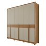 Guarda Roupa Roupeiro 06 Portas 06 Gavetas Jazz Cedro Linho Casa D - 3