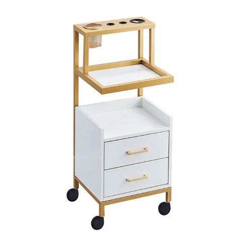 Carrinho Auxiliar Salão Clínica Estética Beleza Cor Premium