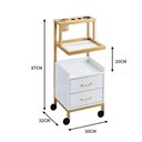 Ver imagem 2 de Carrinho Auxiliar Salão Clínica Estética Beleza Cor Premium