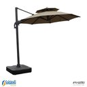 Ver imagem 2 de Kit Ombrelone Belize Grafite ou Fendi - com Base Hdpe 150 Litros - Rivatti
