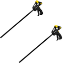 Ver imagem 1 de Kit Jogo com 2 Grampos Tipo Sargento de Aperto Rápido de 24" Polegadas 600mm para Marcenaria Fertak