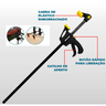 Kit Jogo com 2 Grampos Tipo Sargento de Aperto Rápido de 24" Polegadas 600mm para Marcenaria Fertak - 5