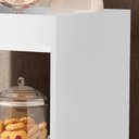 Ver imagem 3 de Buffet / Aparador com Adega En Estilo Retrô com Pés em Madeira Maciça Cor Branco Jm