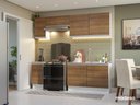 Ver imagem 1 de Armário de Cozinha Completa 240cm Branco/Rustic Glamy Madesa 10