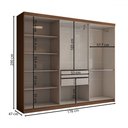 Ver imagem 4 de Guarda-roupa Casal Odisseia 6 Portas 2 Gavetas - Panorama Móveis