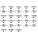 Ver imagem 1 de Ralo Inox 10x10 Banheiro Lavabo Kit 28 Unidades Anti Odor Anti Inseto Cozinha Lavanderia Quintal Seg