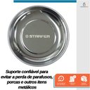 Ver imagem 3 de Bandeja Magnética Circular 148mm Prato Suporte Organização de Ferramentas Imantada - Starfer