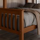 Ver imagem 3 de Beliche com Cama de Casal Solteiro de Madeira Merk Moveis