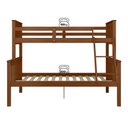 Ver imagem 5 de Beliche com Cama de Casal Solteiro de Madeira Merk Moveis