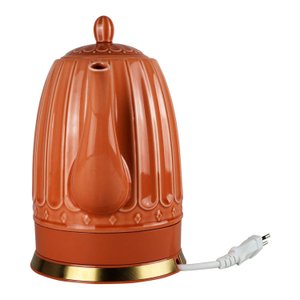 Chaleira Elétrica em Porcelana Elegance Salmão 127v 1,5 Litro