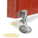 Ver imagem 2 de Prendedor Trava Fixador Porta Magnético Imã Inox Ajustável Prata