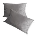 Ver imagem 1 de Conjunto Porta Travesseiro em Veludo Cinza Claro