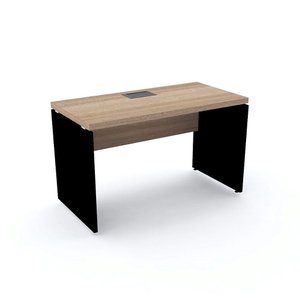Plataforma Simples Inicial Pe 40 Pandin 1,20 M Noce Naturale e Preto