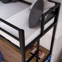 Ver imagem 3 de Beliche Suspenso Solteiro Jolie:preto