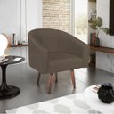 Ver imagem 1 de Poltrona Decorativa Sala de Estar Recepção Luiza Pés Palito Suede - Doce Sonho Móveis POLTRONAS POLT