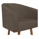 Ver imagem 5 de Poltrona Decorativa Sala de Estar Recepção Luiza Pés Palito Suede - Doce Sonho Móveis POLTRONAS POLT