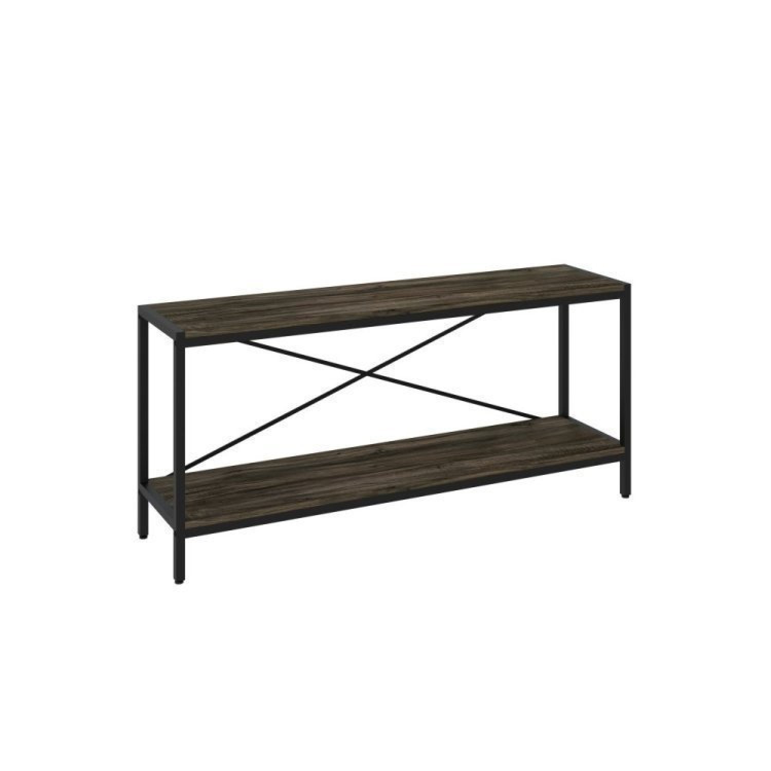 Conjunto Rack para TV até 50 Polegadas 1 Nicho Aéreo 2 Estante Estilo Industrial Active Yescasa - 4