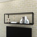 Ver imagem 7 de Estante para TV até 50 Polegadas 187CMX285CM Estante 5 Prateleiras Estilo Industrial Active Yescasa Preto