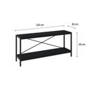 Ver imagem 5 de Estante para TV até 50 Polegadas 187CMX285CM Estante 5 Prateleiras Estilo Industrial Active Yescasa Preto