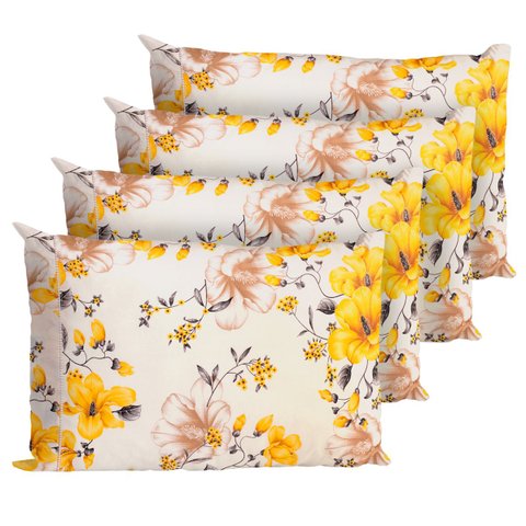 4 Fronha Avulsa Percal 200 Fios Algodão Ponto Palito Florença