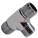 Ver imagem 3 de Tee Rosca Macho 1/2 Ideal P/ Ligação de Monocomando Cromado:cromado