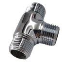 Ver imagem 4 de Tee Rosca Macho 1/2 Ideal P/ Ligação de Monocomando Cromado:cromado