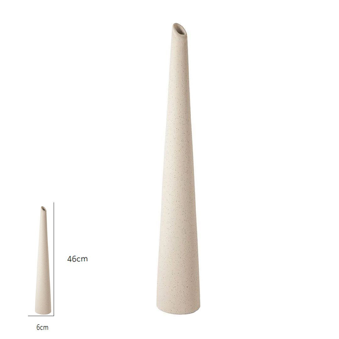 Vaso Em Cerâmica Off White 46cm - 2