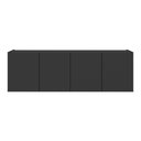 Ver imagem 5 de Rack para Tv até 50 Polegadas com 4 Portas Suspenso Multimóveis Mp1070 Preto