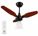 Ver imagem 1 de Ventilador Teto Venti-Delta Eco Ventus Inverter 55W Controle Remoto Bivolt Preto Teca