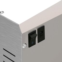Ralador Raspador de Coco Elétrico Biovolt Industrial em Aço Inox Saro Cinza - 4