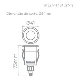 WAY UP RECUADO COM GRADE BALIZADOR DE SOLO - STL21712AL/30 - Alumínio - 2